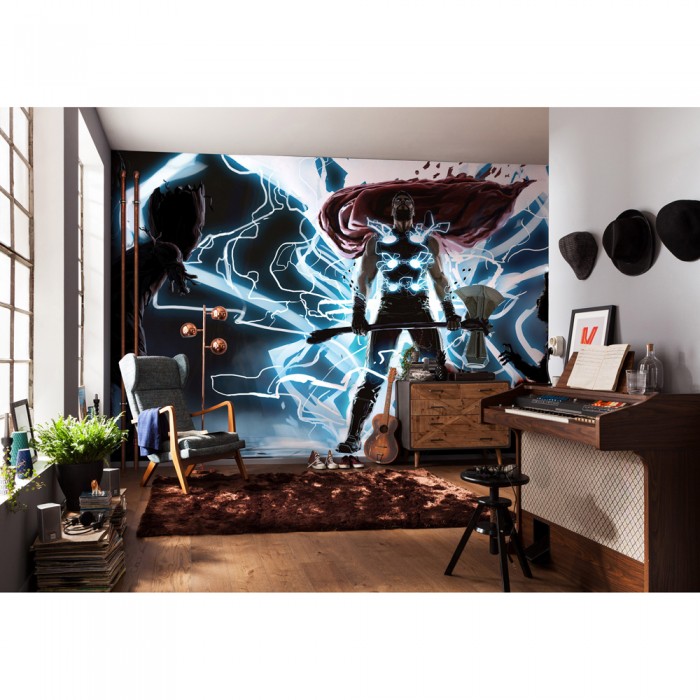 Φωτοταπετσαρία Τοίχου KOMAR "Thor God of Thunder" σειρά "INTO ADVENTURE" 500x280cm IADX10-075