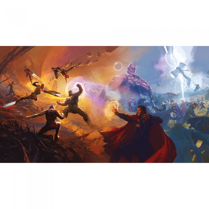 Φωτοταπετσαρία Τοίχου KOMAR "Avengers Epic Battles Two Worlds" σειρά "INTO ADVENTURE" 500x280cm IADX10-076