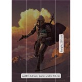 Φωτοταπετσαρία Τοίχου KOMAR "Mandalorian Escape" σειρά "INTO ADVENTURE" 200x280cm IADX4-020