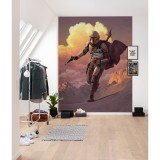 Φωτοταπετσαρία Τοίχου KOMAR "Mandalorian Escape" σειρά "INTO ADVENTURE" 200x280cm IADX4-020