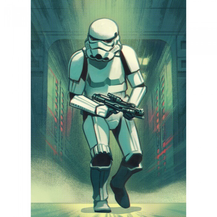 Φωτοταπετσαρία Τοίχου KOMAR "Mandalorian Stormtrooper Print" σειρά "INTO ADVENTURE" 200x280cm IADX4-024