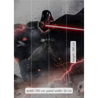 Φωτοταπετσαρία Τοίχου KOMAR "Star Wars Vader Dark Forces" σειρά "INTO ADVENTURE" 200x280cm IADX4-025