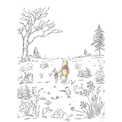 Φωτοταπετσαρία Τοίχου KOMAR "Winnie Pooh Walk" σειρά "INTO ADVENTURE" 200x280cm IADX4-043