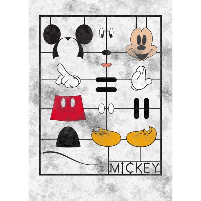 Φωτοταπετσαρία Τοίχου KOMAR "Mickey Kit" σειρά "INTO ADVENTURE" 200x280cm IADX4-053