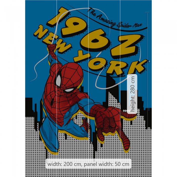 Φωτοταπετσαρία Τοίχου KOMAR "Spider-Man 1962" σειρά "INTO ADVENTURE" 200x280cm IADX4-081