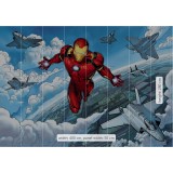 Φωτοταπετσαρία Τοίχου KOMAR "Iron Man Flight" σειρά "INTO ADVENTURE" 400x280cm IADX8-062