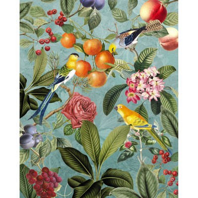 Φωτοταπετσαρία Τοίχου KOMAR "Birds and Berries" σειρά "Le Jardin" 200x250cm LJX4-018