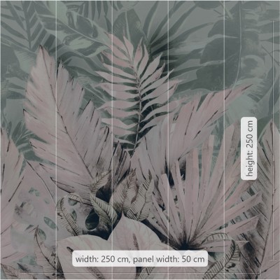 Φωτοταπετσαρία Τοίχου KOMAR "Palmiers Tropicaux" σειρά "Le Jardin" 250x250cm LJX5-004