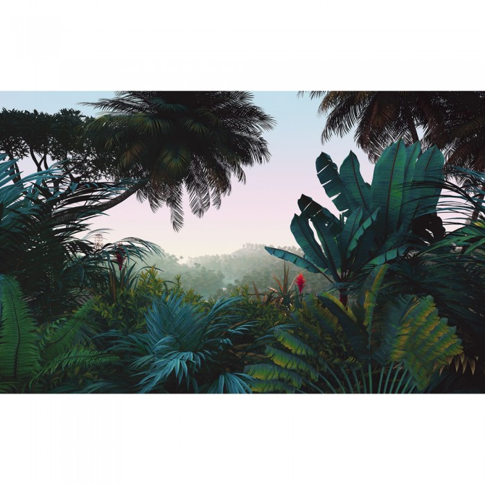 Φωτοταπετσαρία Τοίχου KOMAR "Jungle Morning" σειρά "Le Jardin" 400x250cm LJX8-060