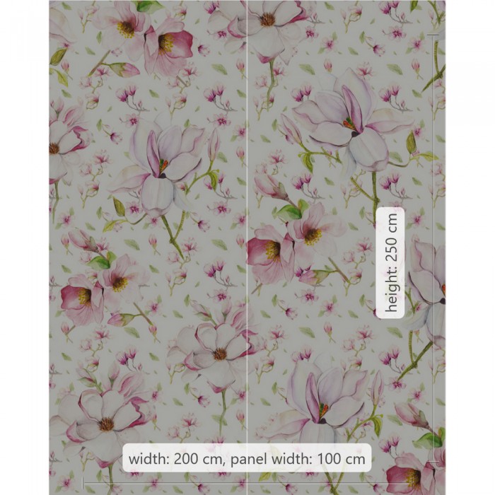 Φωτοταπετσαρία Τοίχου KOMAR "Magnolia" σειρά "PURE BOUTIQUE" 200x250cm P043-VD2