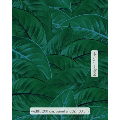 Φωτοταπετσαρία Τοίχου KOMAR "Jungle Leaves" σειρά "PURE BOUTIQUE" 200x250cm P044-VD2