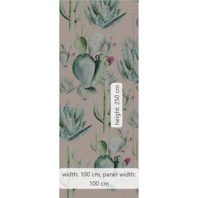 Φωτοταπετσαρία Τοίχου KOMAR "Cactus Rose" σειρά "PURE BOUTIQUE" 100x250cm P045A-VD1