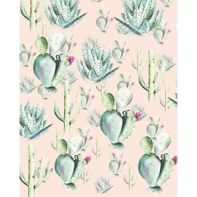 Φωτοταπετσαρία Τοίχου KOMAR "Cactus Rose" σειρά "PURE BOUTIQUE" 200x250cm P045A-VD2