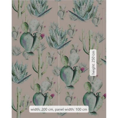 Φωτοταπετσαρία Τοίχου KOMAR "Cactus Rose" σειρά "PURE BOUTIQUE" 200x250cm P045A-VD2