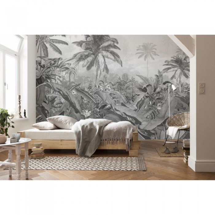 Φωτοταπετσαρία Τοίχου KOMAR  "Amazonia Black and White" σειρά "PURE" 400x250cm P013-VD4