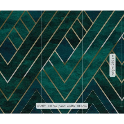 Φωτοταπετσαρία Τοίχου KOMAR  "Artdeco" σειρά "PURE" 300x250cm P014-VD3