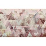 Φωτοταπετσαρία Τοίχου KOMAR  "Triangles Red" σειρά "PURE" 400x250cm P018B-VD4