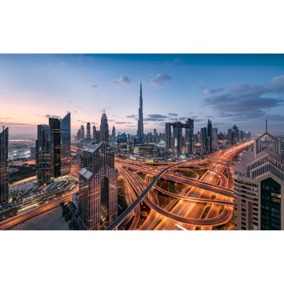 Φωτοταπετσαρία Τοίχου KOMAR "Lights of Dubai " σειρά "STEFAN HEFELE Ed. 2" 450x280cm SHX9-119