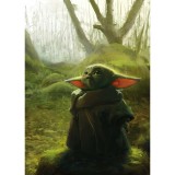 Φωτοταπετσαρία τοίχου KOMAR IADX4-018 "Mandalorian Grogu Acrylic" σειρά Into Wonderland 200 x 280 cm