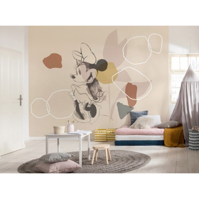 Φωτοταπετσαρία τοίχου KOMAR IADX7-047 "Minnie Soft Shapes" σειρά Into Wonderland 350 x 280 cm