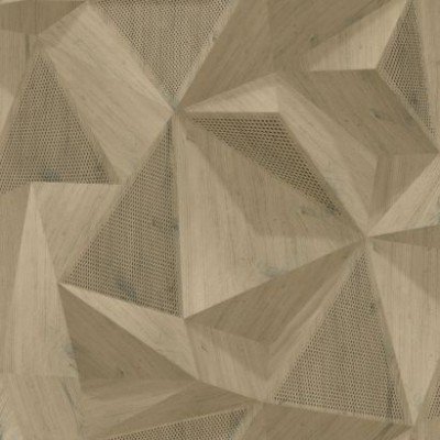 Ταπετσαρία Τοίχου  «Ugepa»  Onyx,  M35108 Geometrique, bois Brown (0.53 x 10.05  ) 