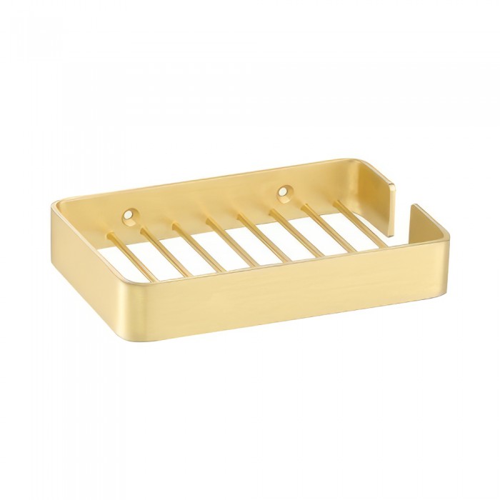 Επίτοιχη Σαπουνοθήκη Brushed Brass SANCO Monogram 120432-AB12