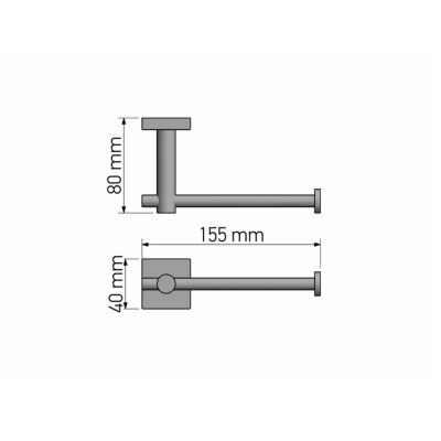 Χαρτοθήκη Chrome SANCO Tempo 14006-A03