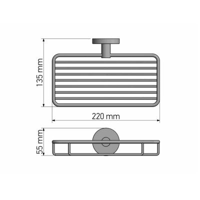 Επίτοιχη Σπογγοθήκη Chrome SANCO Ergon 25903-A03