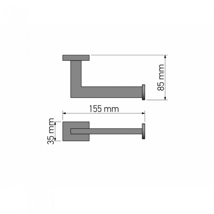 Χαρτοθήκη Black Mat SANCO Enigma 26106-M116