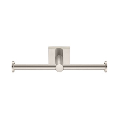 Διπλή Χαρτοθήκη Brushed Nickel SANCO Iconic 26726-A73