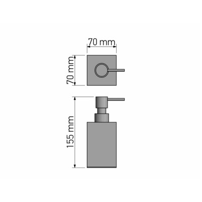 Ντισπένσερ Επικαθήμενο Chrome SANCO 90352-A03