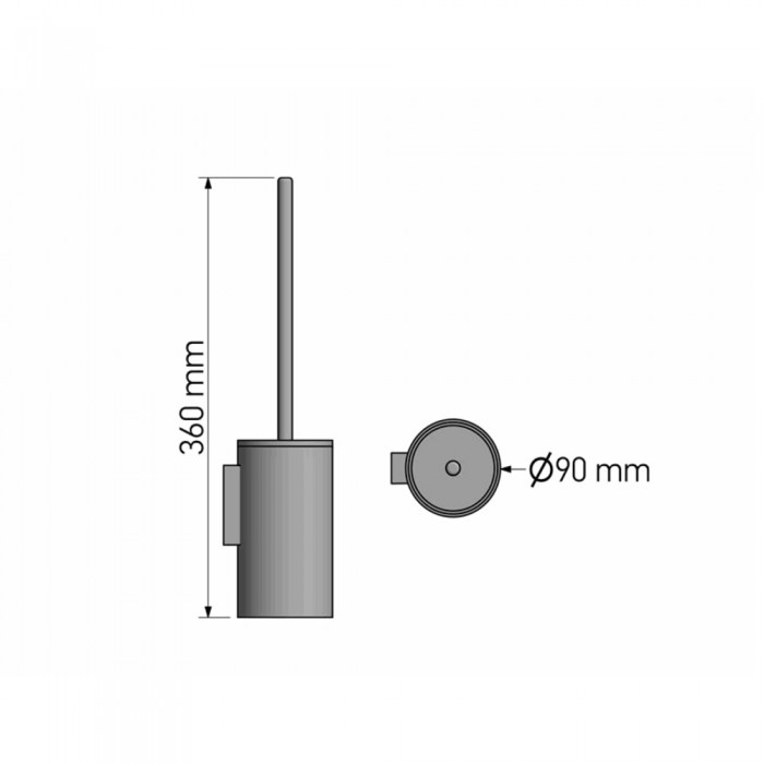 Επιτοίχιο Πιγκάλ Chrome SANCO 91593-A03