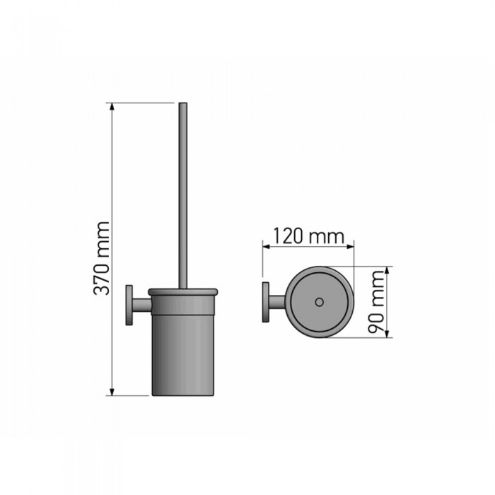 Επιτοίχιο Πιγκάλ Chrome SANCO 91595-A03