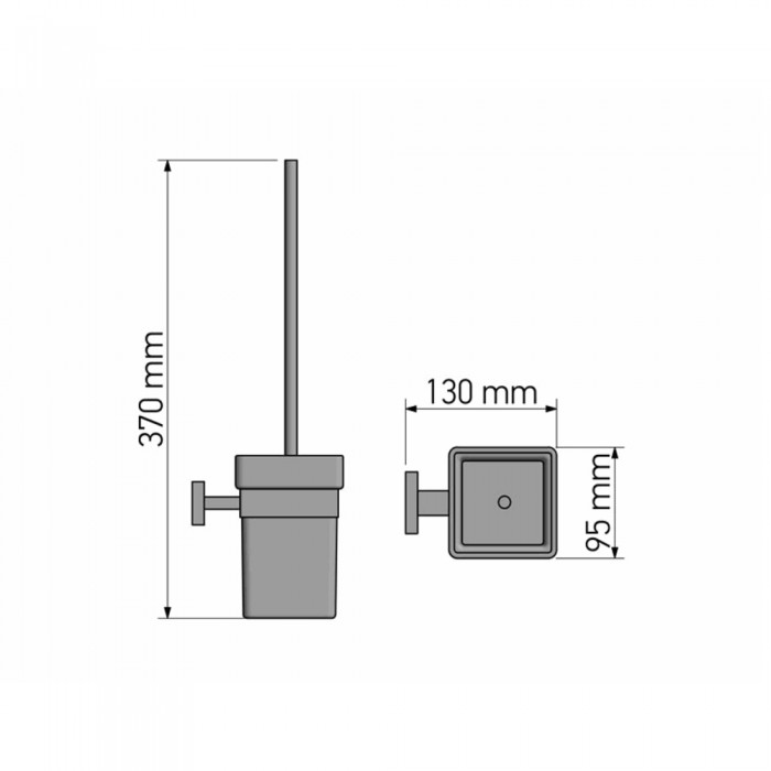 Επιτοίχιο Πιγκάλ Chrome SANCO 91596-A03