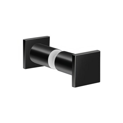 Διπλό Πόμολο / Άγκιστρο Black Mat SANCO Glass Door Accessories SET-GL0660-M116