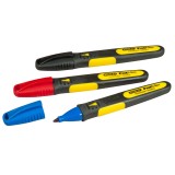 Ανεξίτηλοι Μαρκαδόροι Stanley FatMax Λεπτής Μύτης 1mm Πολύχρωμοι Σετ 3 Τεμαχίων  0-47-322