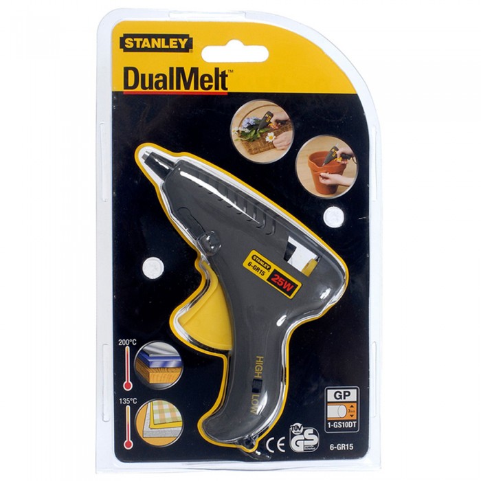 Θερμοκολλητικό Πιστόλι Σιλικόνης 15Watt STANLEY DUALMELT 6-GR15