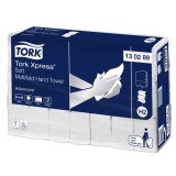 Χειροπετσέτα Λευκή 2φυλλη Z-Fold 24x21,3cm 21x180τεμ Tork Xpress Soft 130289