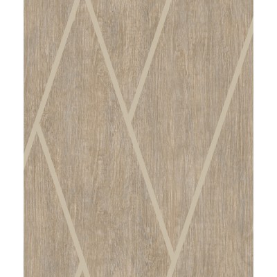 Ταπετσαρία Τοίχου 0.53x10.05m UGEPA Collection BRUT brown gray-brown and bright silver-grey M75708