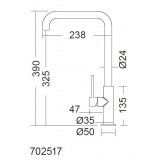 Μπαταρία κουζίνας Eurorama 702517-111 Inox