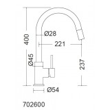 Μπαταρία κουζίνας Eurorama 702600-111 Inox