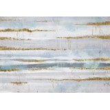 Φωτοταπετσαρία - Modernist background - abstract stripes pattern with gold patterns