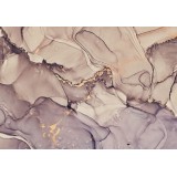 Φωτοταπετσαρία - Watercolour Abstraction - Powder Pink Marble With Gold Accents