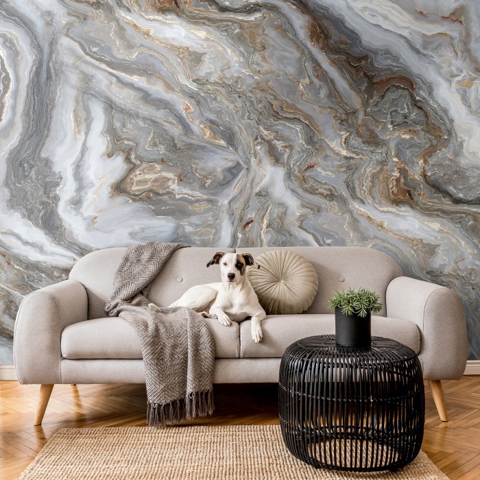 Φωτοταπετσαρία - Stone Abstractions - Marble Textures in Neautral Tones