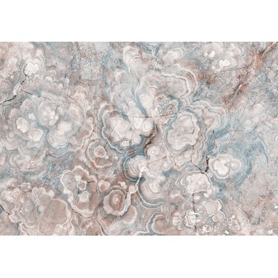 Φωτοταπετσαρία - Marble Flowers - Natural Stone Structures in Pastel Colours