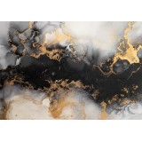 Φωτοταπετσαρία - Gold Explosions - an Abstract Pattern Inspired by Marble