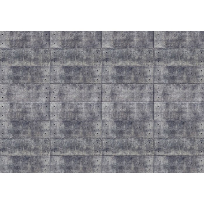 Φωτοταπετσαρία - Grey fortress - background with regular rectangles with concrete texture