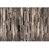 Φωτοταπετσαρία - Wooden Curtain (Dark Brown)