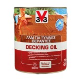 Λάδι DECKING OIL Δαπέδου και Περίφραξης V33 2,5lt Φυσικό Ματ