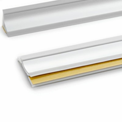 Αρμοκάλυπτο Πάγκου Πλαστικό Rehau Slim-Line Σε Χρώμα Inox - Πώληση με το Μέτρο